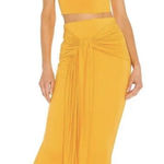 Camila Coelho  Revolve Tangerine Pixie Set Medium Crop Sleeveless Midi Skirt Photo 0