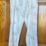 Aerie  - Cream Pajama Pants with Bear Design Photo 0