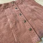 Forever 21 Corduroy Button Up Mini Skirt Photo 3