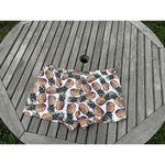 Nicole Miller Chino Pineapple Graphic‎ Print Pocket Shorts Zip Size 16 White Photo 3