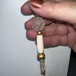 MCM Vintage  Hook Clip Clasp Plastic Large Beaded Necklace Photo 4