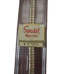 Speidel Gold Tone Stainless Steel 8 mm TwistOFlex Lady Watch Band 738/32 NEW Photo 1