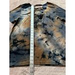 Vocal  Tie Dye Rhinestone Top Criss Cross Back‎ Short Sleeve T-Shirt Size Large Photo 7