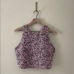 Athleta Conscious Crop Printed A-C Cup Longline Racerback Yoga Bra Tank Size XL Photo 3