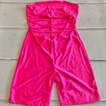 SheIn ** New - Women’s Neon Pink Fitted Romper Photo 3