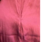 MINKPINK Dress Womens X Large Red Burgundy Satin Ines Gown Puff Sleeve Photo 12