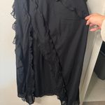 Abercrombie & Fitch Abercrombie Powder Black Ruffle Maxi Dress Photo 5