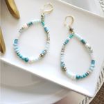 Free People New! FP Avril Stone Dangle Earrings Photo 1
