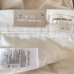 Madewell  Emmett Wide Leg High Waist Corduroy Pants Size 33 Antique Cream NEW Photo 9