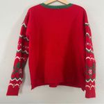 Holiday Time  Ugly Christmas Sweater Holiday Winter Party Comfy Soft Large Photo 3