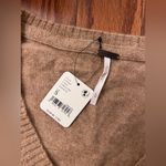 Free People  Women's 100% Cashmere V-Neck Pullover Sweater Size S Photo 3