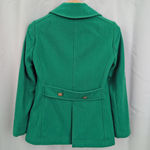 J.Crew Ladies' Green Wool Blend Pea Style Coat 0 Photo 4