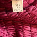 Free People Girls Just Wanna Bodysuit Puff Sleeve Velvet Smocked Womens Small Photo 12