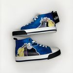 Disney Villains Casual High-Top Sneakers Size 9 Wm's Canvas Ground Up Blue Photo 0