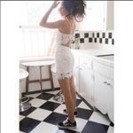 American Threads NWT white lace ruffle dress Photo 1