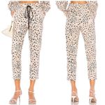 Camila Coelho  Collection Wren Linen Drawstring Pant Leopard Print Photo 2