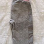 Gymshark Flex Leggings Light Gray And Pink Photo 3