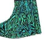 Fuzzi Abito Corto Geometric Animal Print Dress, EUC, Medium, MSRP $545 Green Photo 10