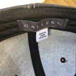 Gallery Black Faux Leather Pompom Cap Photo 7