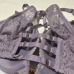 Victoria's Secret Victoria’s Secret Very Sexy Purple Lace Push Up Bra 32D Strappy Racer Back Photo 6