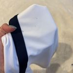 Nike NWT Womens White/Navy Sleeveless Basketball Shirt Size Medium Photo 5