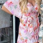 Tanya Taylor  Anastasia floral-print wrap dress size Photo 0