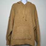 American Eagle Tan Knit Hoodie Women's Large Photo 0