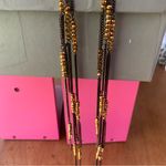 Bebe  Long Dangling Bohemian Brown Women's Earrings New with Tags Photo 2