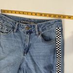 Empyre Eileen Checkered Striped Medium Wash Mom Zumiez Distressed Jeans 5 Blue Size 25 Photo 5