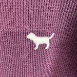 Victoria's Secret ‎ Purple Sleepwear Thermal Waffle Shirt Henley Women’s Size L Photo 3