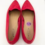 Seychelles  suede pointed toe red flats women’s Size 6 1/2 Photo 4