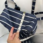 JuJuBe Diaper Backpack Coastal Collection MiniBe Annapolis Navy Blue Striped Photo 12