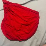 Free People red one shoulder top in size S Photo 3