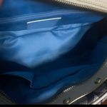 Coach  RARE Heritage Large  Domed
Satchel Denim Signature Leather Bag Photo 7