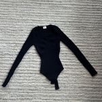 Abercrombie & Fitch Abercrombie and Fits square neck long sleeve black bodysuit Photo 1