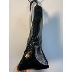 Nine & Co. Embossed Roses Dual Handle Strap Shoulder Bag Black Photo 2