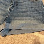 Blue Spice  paperbag waist jean shorts cuffed hem size 0 Photo 2