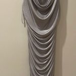 EXPRESS Ruche Shimmery Dress Photo 3