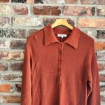 We Wore What  Orange Knit Sweater Romper, M Photo 3