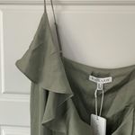 Shona joy NWT LUXE BIAS FRILL WRAP DRESS EUCALYPTUS Photo 7