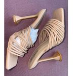superdown  Eva High Heels in Tan 9 Womens Strappy Sandals Photo 8