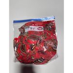 Eyeshadow  Red Floral Print Dress Ruffle Sleeve Summer Casual Size S Photo 11