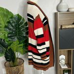 EXPRESS • color block open front knit cardigan Photo 2