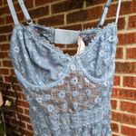 Victoria's Secret Victoria’s Secret lace blue bodysuit L Photo 1