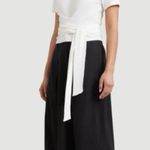 Modern Citizen - Jude Cropped Tie-Front Top in White - Sz Small | NWOT Photo 3