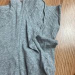 Veronica Beard  jeans size XS extra small Heather Gray Ruffle Sleeve Tee short sl Photo 5