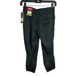 Rawlings Womens Sz XS Fastpitch Softball Capri Pant Pro Dri Black Blue Pull On Photo 3