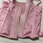 Victoria's Secret Victoria’s Secret Corset Style Tank Top Sz M Medium Pink With Black Lace Photo 10