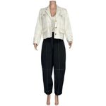 J. McLaughlin  Claudie Plaid Tweed Jacket, Off-White, Medium Photo 12