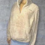 Reebok Women's Size XLarge Fog 1/4-Zip Mock Neck Sherpa Fleece Pullover Photo 5